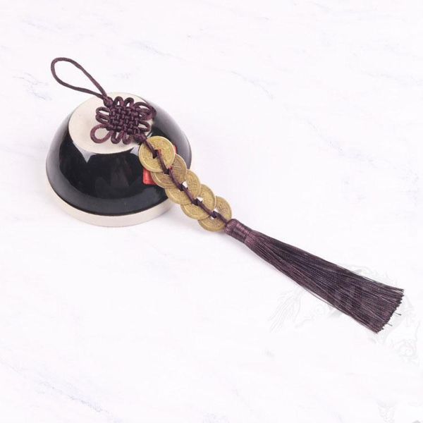 

12pcs lot 12cm chinese knot copper coin tassels silk sewing tassel trim decorative key tassels for diy curtains home decoration h jllhtk