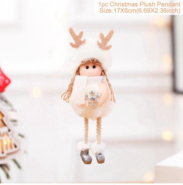

fengrise merry christmas decorations for home 2020 christmas angel doll xmas navidad noel gifts christmas ornament new year 2021 jllwan