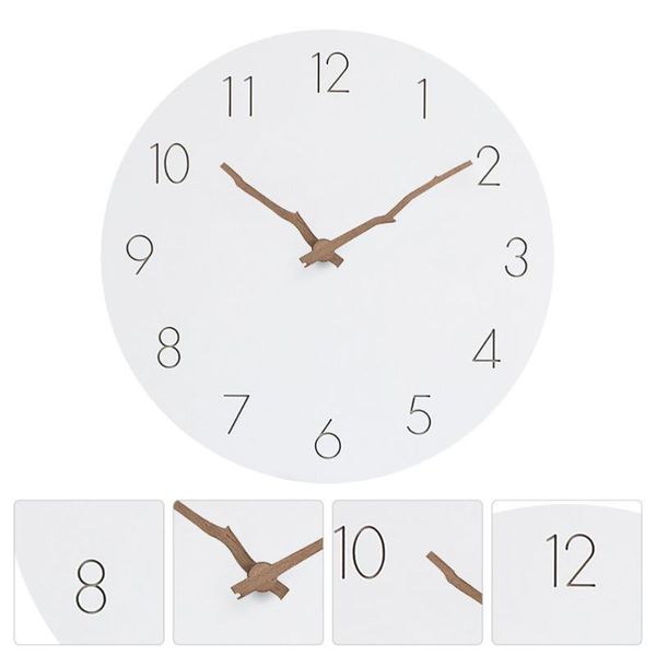 

creative wall hanging clock branch pointer wall clock decoration