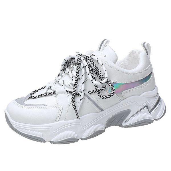 

2021 new spring summer coarse woman fashion father sweet black orange casual girl coach basket femme shoes etph, Black;white