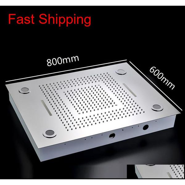 

luxury shower set embeded ceiling led rain shower head sets multi function remote control led color change waterf qylwoa bdenet