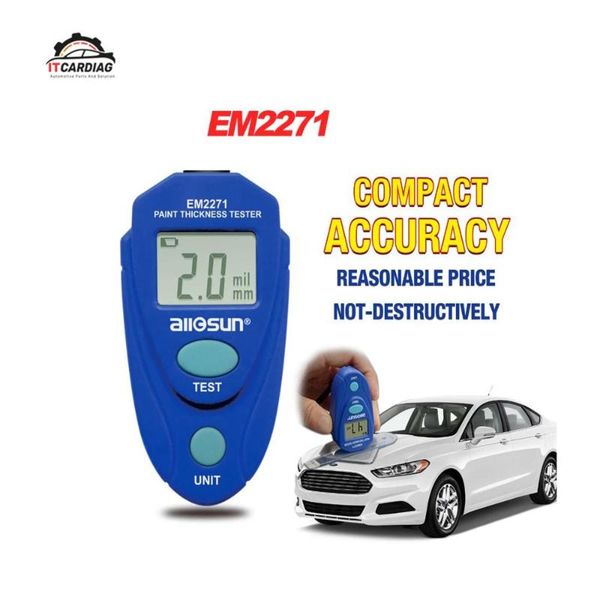 

all sun all-sun em2271 em2271a digital mini automobile thickness gauge car paint tester thickness coating meter ing