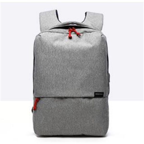 

lapmen backpack for 15/16 inch usb anti-theft polyester comter backpacks male gray bags daypack women travel bag fb9q