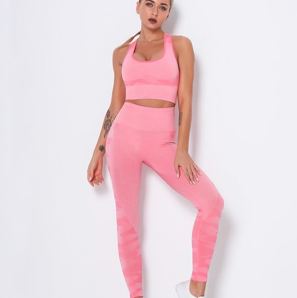 

fashion designer womens yoga suit gymshark sportwear tracksuit fitness sports wear 2 piece set 2pcs bra leggings outfits tech fleece gym set, Gray
