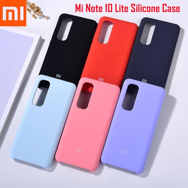 

original mi note 10 lite case, soft and smooth liquid silicone case, suitable for my note 10 lite mi f2 pro