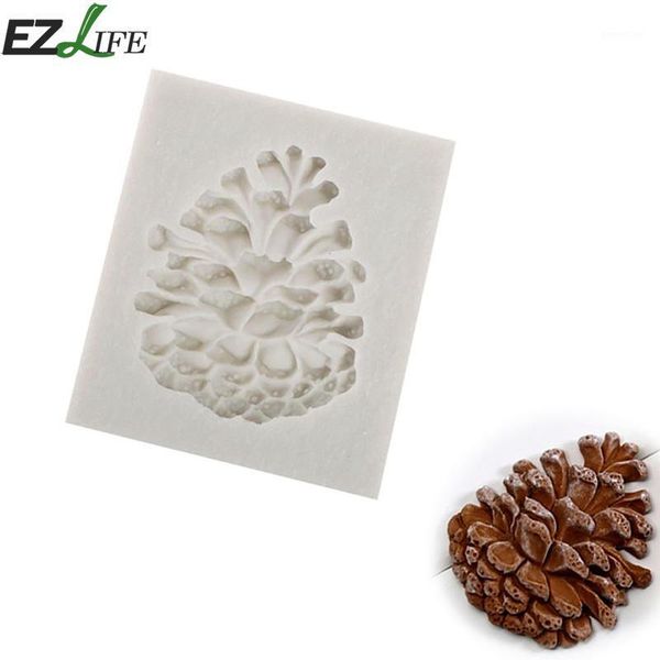

3d pine cone nuts silicone mold fondant cake decorating tools chocolate cake mold silicone kitchen tools chw91791