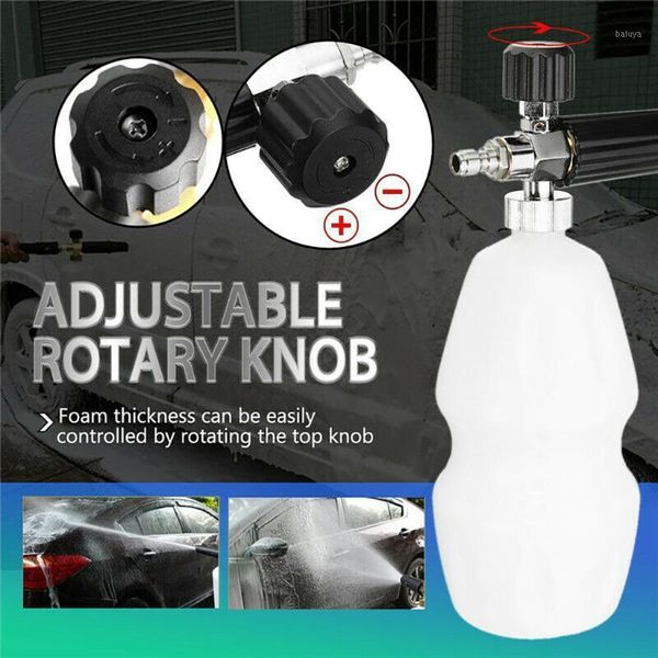 

car cleaning tools foam generator 1/4 washer tool cannon lance high pressure snow soap pot bottle 1l car1