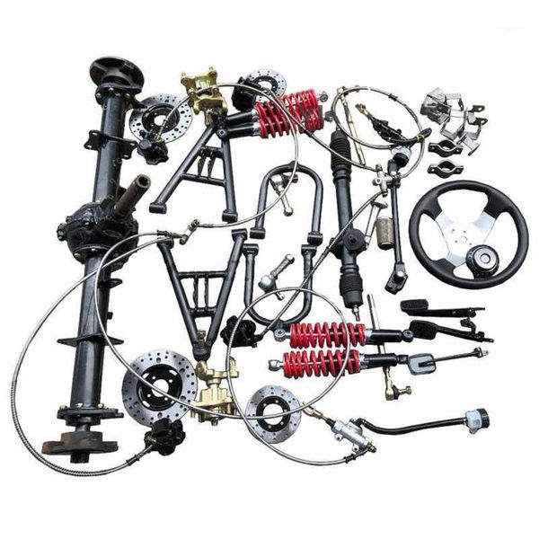 

motorcycle brakes modified four-wheeled self-made go-kart accessories frame suspension differential shaft drive rear axle disc1