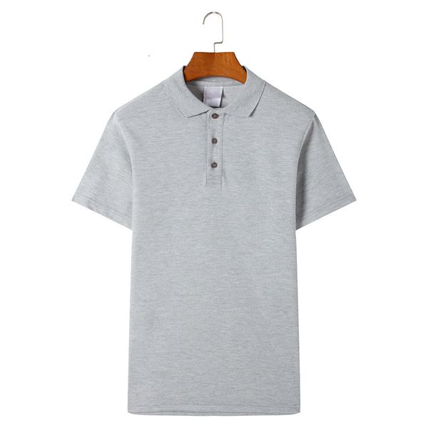 

summer short sleeve men's casual polo shirt lapel solid color t-shirt, White;black