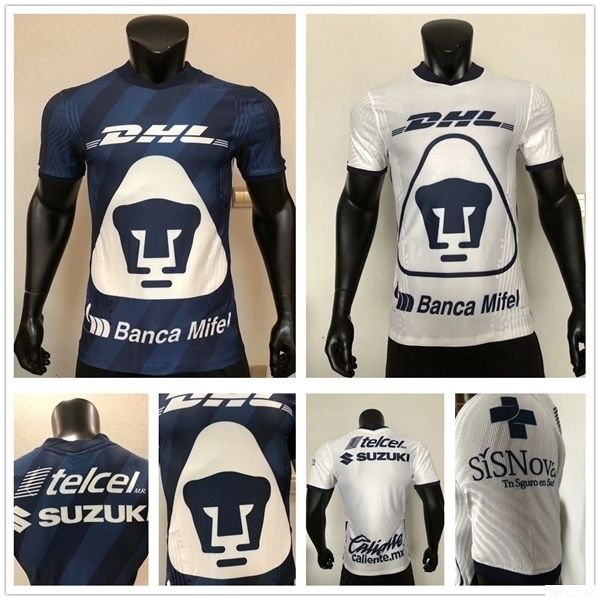 

player version 2020 new mx liga unam universidad nacional van rankin soccer jerseys martinez britos hachita custom home away football shirt, Black;yellow