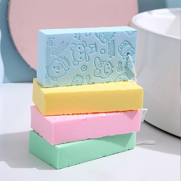 

bath sponge scrub bath baby shower gel exfoliating beauty skin care sponge clean spa bath ball printing sponge 1pc wmtbhc