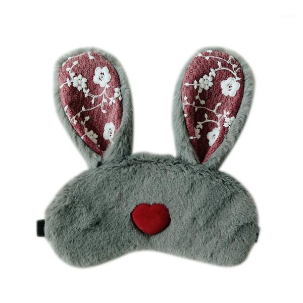

party masks sleep eye mask long ear eyes cover relieving elastic band comfortable eyeshade cold fatigue protector1