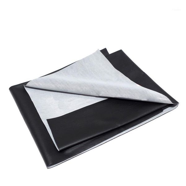 

diy seat cover material leather black 70x100cm 27x39 inch for universal motorcycle atv scooter cut1