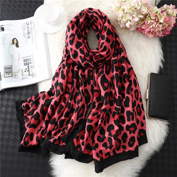 

2020 women winter scarf warm cotton hijab scarves fashion leopard shawls wraps foulard bufanda, Blue;gray