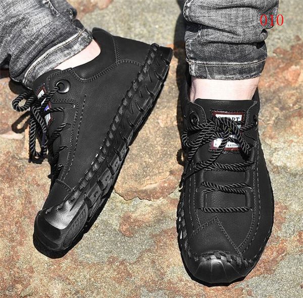 

2020 suede leather men loafer shoes fashion luxury designer slip on male shoes dress shoes man party wedding footwear big size 37-46, Black