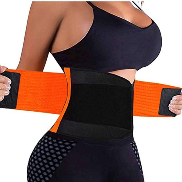 

women and men adjustable elstiac waist support belt neoprene faja lumbar back sweat belt fitness belt waist trainer fy8052 ing, Black;gray