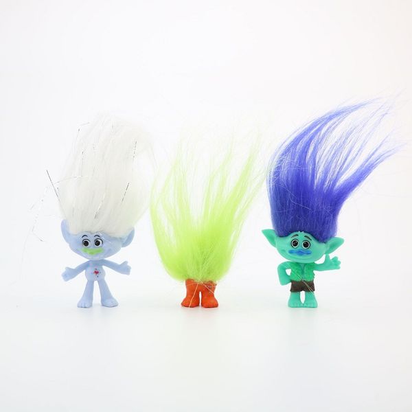 

6 hair combable fairy trolls ugly baby troll bobbi blanche doll hand-mades doll ornament