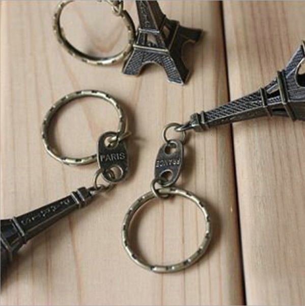 

factory1xl3keychain gift couple advertising lovers ring alloy retro eiffel key chain tower french france souvenir paris, Silver