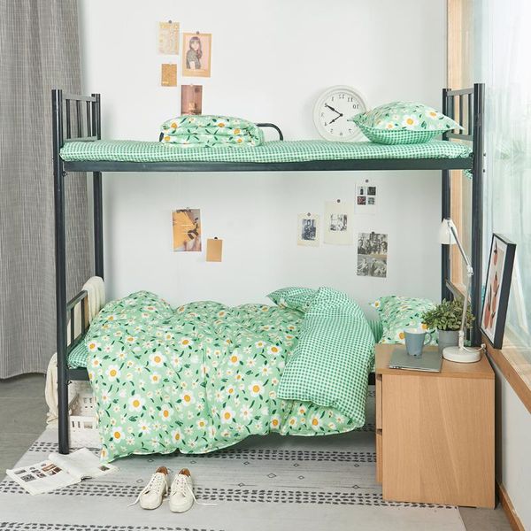 

new arrival cartoon 3/4pc single double duvet cover quilt minimalism polyester printing geometrical duvet cover home textile1