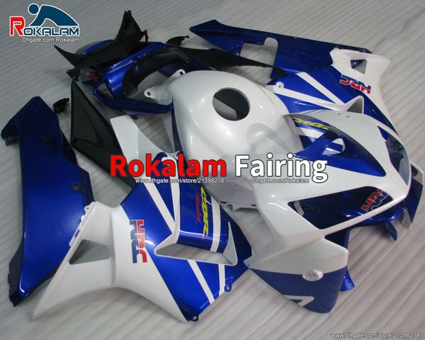 CBR600RR CBR 600 RR para Honda CBR600RR F5 2005 2006 05 06 ABS Faires de Motocicleta de Motocicleta de ABS Kits de corpo CBR600RR azul (moldagem por injeção)