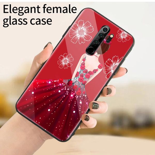 

роскошные милые цветочные бабочки для девочек для девочек из стекла для xiaomi redmi примечание 8 7 6 5 mi 9 8 se lite 9t jllhgl