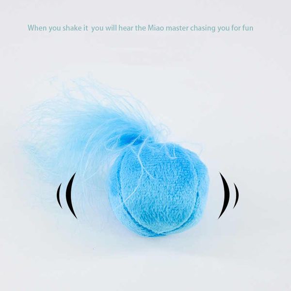 

fashion delicate cat toy star balls plus feather light foam ball throwing funny interactive plush toy supplies
