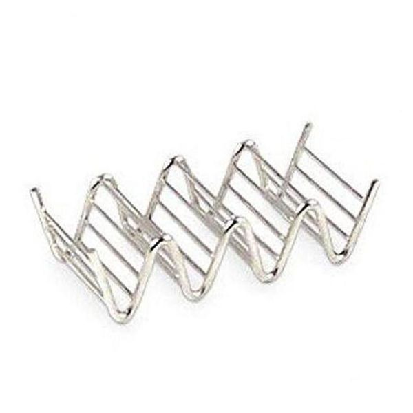 

stainless steel taco holder mexican food rack stand holds hard soft shells wave kitchen tool restauran qylsvm bdebaby