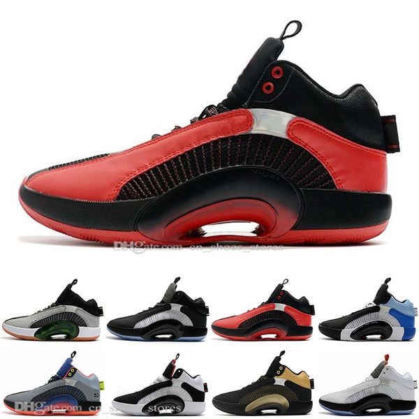 

2020 new mens shoes michael 35s basketball shoes 35 for sale tennis youth sports sneakers black white red grey pink sports shoes