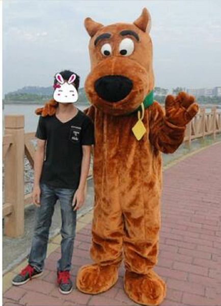 

scooby doo mascot costume dog costume costume customization, Red;yellow