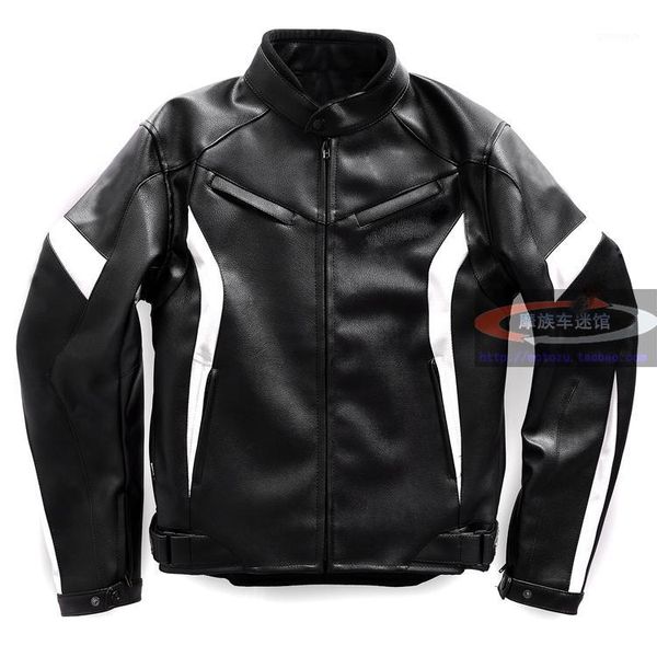 

racing suit winter fall/winter motorcycle jacket anti-fall leather pu racing suit motorcycle jacket1