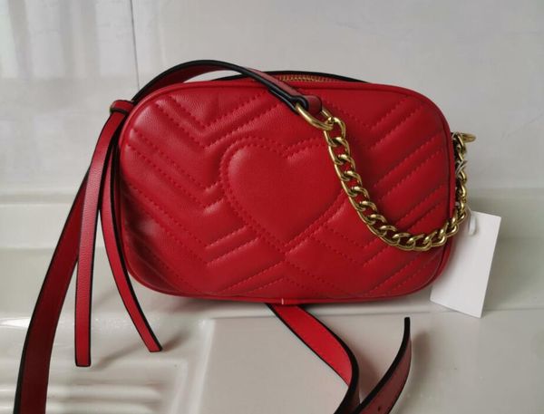 

2021 new style marmont shoulder bags women gold chain cross body bag pu leather handbags purse female messenger tote bag no33265