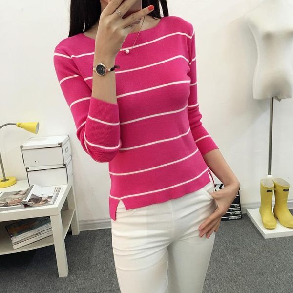 

in the spring of 2021 new korean women short sweater loose all match long sleeved pullover sweater slim coat primer, White;black