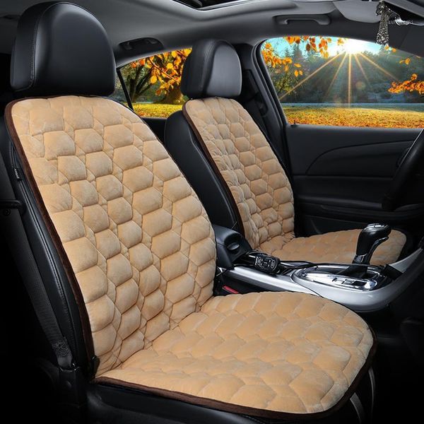 

12v heated car seat cover the cloak on the car seat universal automobile warm plush heating cushion protector pad1