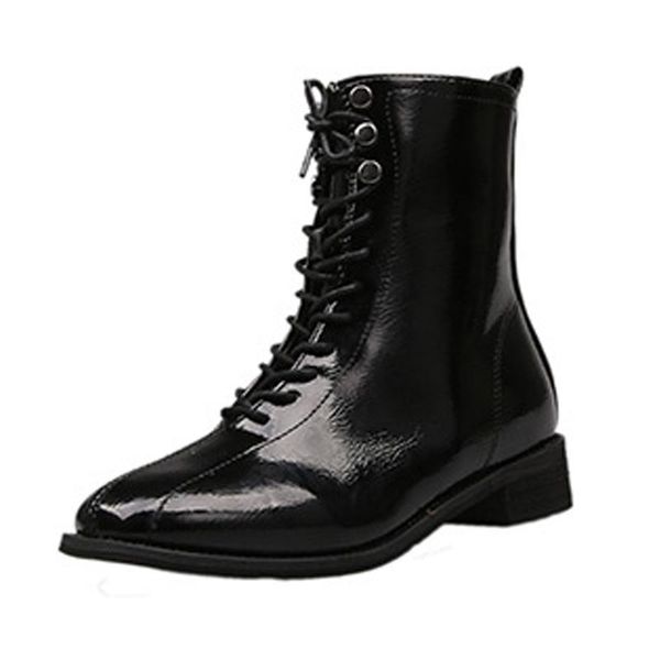

boots 2021 autumn and winter fashion casual retro women's, Black