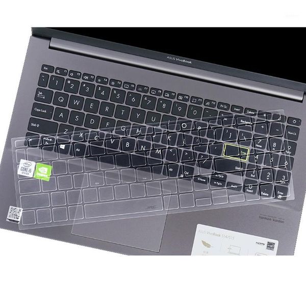 

keyboard covers for asus vivobook 15 s533 s5600 15.6 inch new 2020 clear silicone skin protector tpu lapkeyboards dust cover1