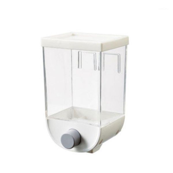 

storage bottles & jars 1000ml 1500ml mung bean durable large capacity transparent airtight container grain tank easy install wall hanging1