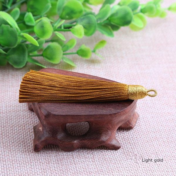 

5pc chinese style gold wire ring tassel fringe diy craft supplies curtain garment sewing crafts accessories decorative pendant h wmtxbb