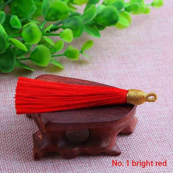 

12pcs lot goldencap vertical tassel silk fringe bangs flower tassel decorative garment for curtains home decoration accessories h wmtqya