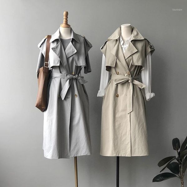 

2021 autumn coat turn down collar sleeveless cotton material vest for women chaleco mujer gilet casaco feminino1, Black;white