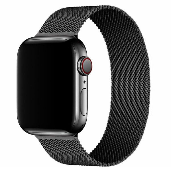 

milanese bands compatible with apple watch serie 6 5 4 se 3 apple iwatch band 42mm 38mm 44mm 40mm metal stainless steel bracelet, Black;brown