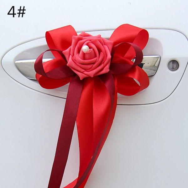 

decorative flowers & wreaths wedding car decoration flower door handles rearview mirror b991