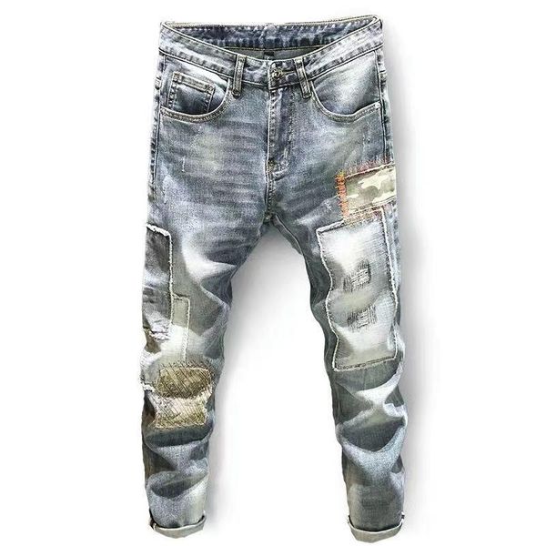 

Brand New Diesel Jeans Distressed Ripped Biker Hommes Slim Fit Motard Denim Jeans Skinny Ripped 2020 Mode Pantalons Designer Hight Quality, Tc081