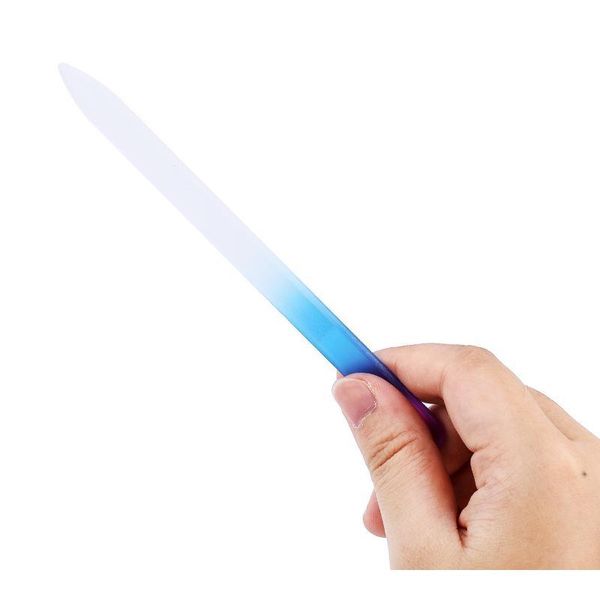 

3 pcs/lot professional nano glass nail file sanding buffer block nailfile gel nail files grinding polishing manicu qylpyn