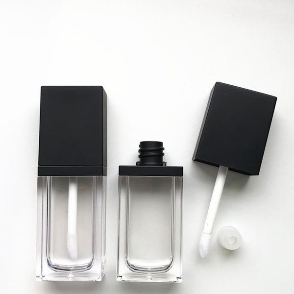 

storage bottles & jars 8ml empty clear lip gloss tint tubes matte cap liquid makeup packaging nail polish container for travel