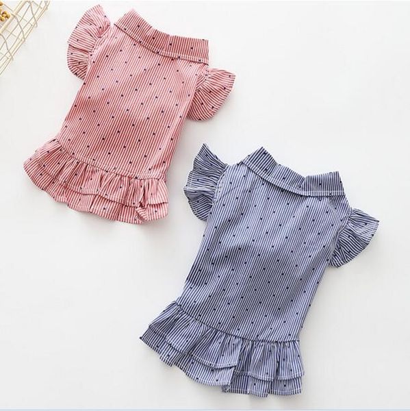 

style 2021 global popular logo shirt skirt cotton new dog stretch shirt pet clothing enthusiasts dress generation