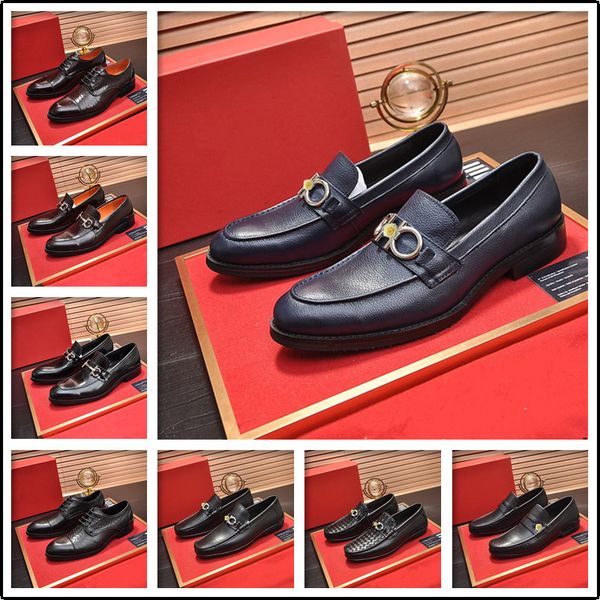 

mens formal shoes genuine leather evening dress oxford shoes for men coiffeur wedding dress office shoes men classic big size 45, Black