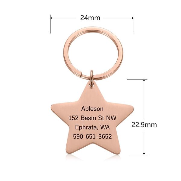 

personalized dog cat pet id tags engraved cat puppy pet id name phone number collar tag pendant pet accessories dog tag q wmtoex