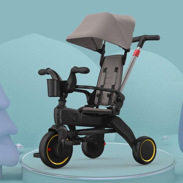 

strollers# tricycle toddler bike three wheel bikes lightweight stroller 1-3-6 years old baby and children four-in-one