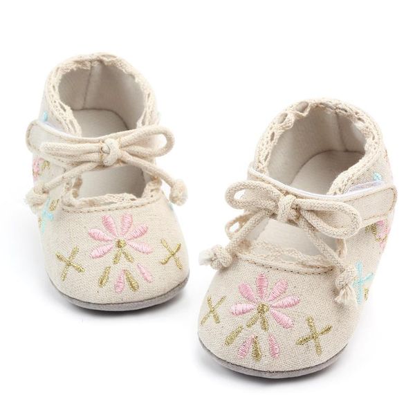 

first walkers autumn soft soled baby girls shoe cute boots christening baptism shoes
