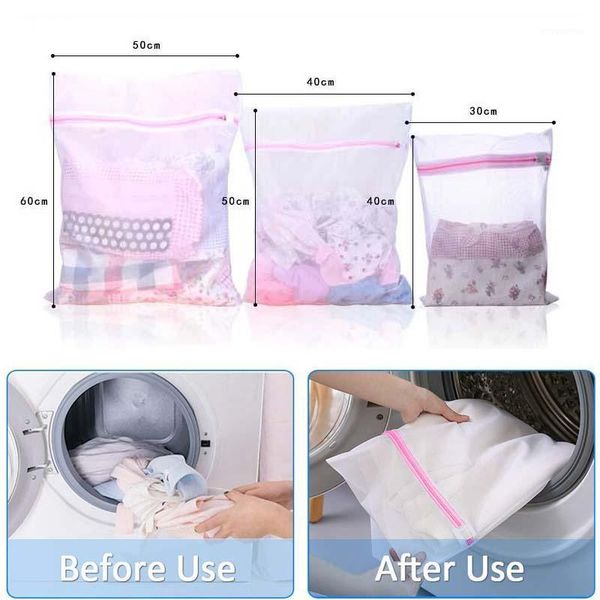 

laundry bags lingerie washing mesh clothing underwear organizer washing bag home useful mesh net bra wash zipper laundry bag1